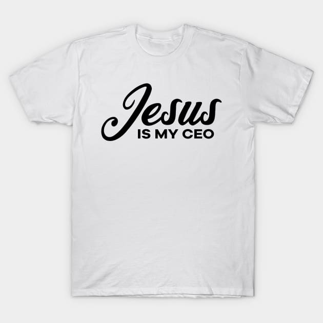 Jesus is my CEO Christian T-Shirt by thelamboy